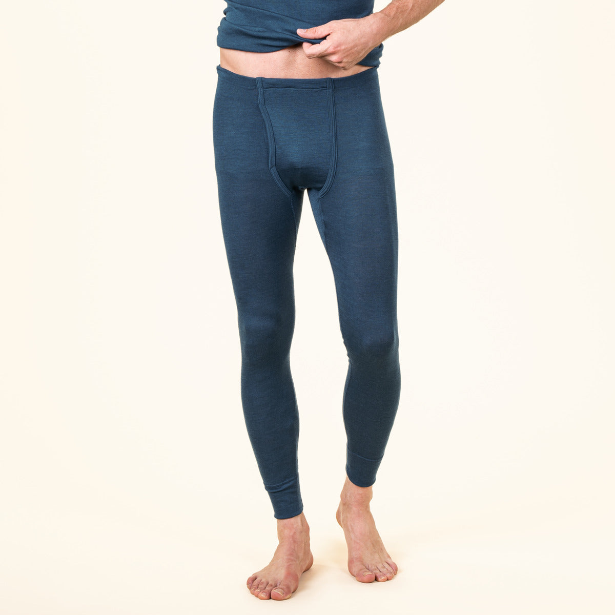 Caleçon long HENRY en laine et soie - LIVING CRAFTS