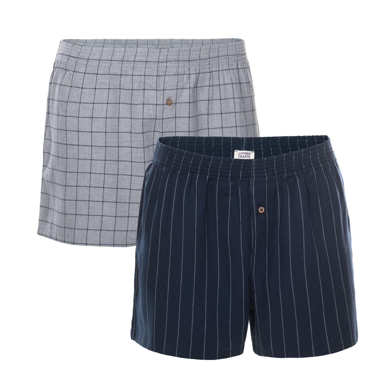 Duo de boxer BORIS 100% coton bio - LIVING CRAFTS