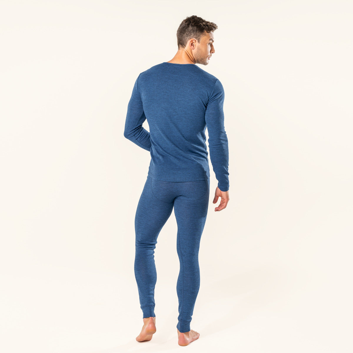 Caleçon long LINUS en laine et coton - LIVING CRAFTS