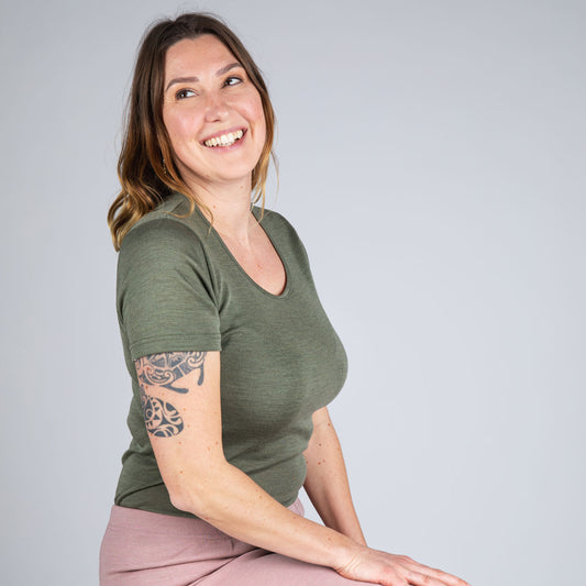 Maillot manches courtes 70% Laine 30% Soie - ENGEL