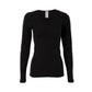 Manches longues FELICIA col V 70% Laine 30% Soie - LIVING CRAFTS