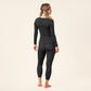 Manches longues FELICIA col V 70% Laine 30% Soie - LIVING CRAFTS