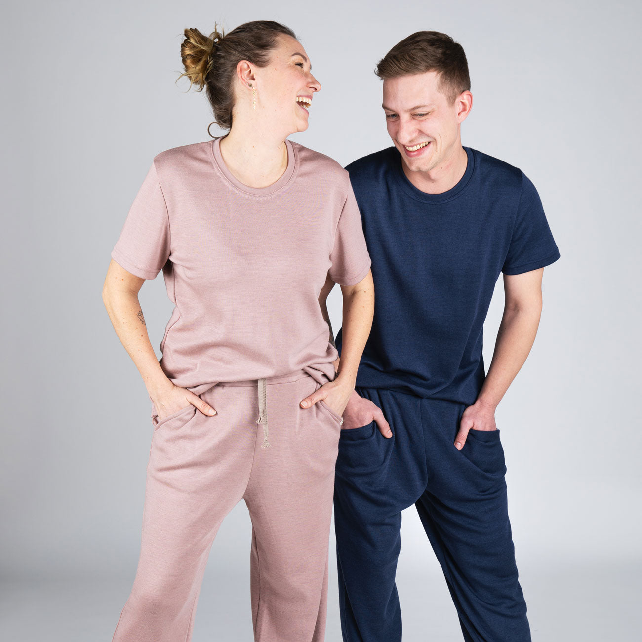 T-shirt unisexe épais en laine et soie - ENGEL