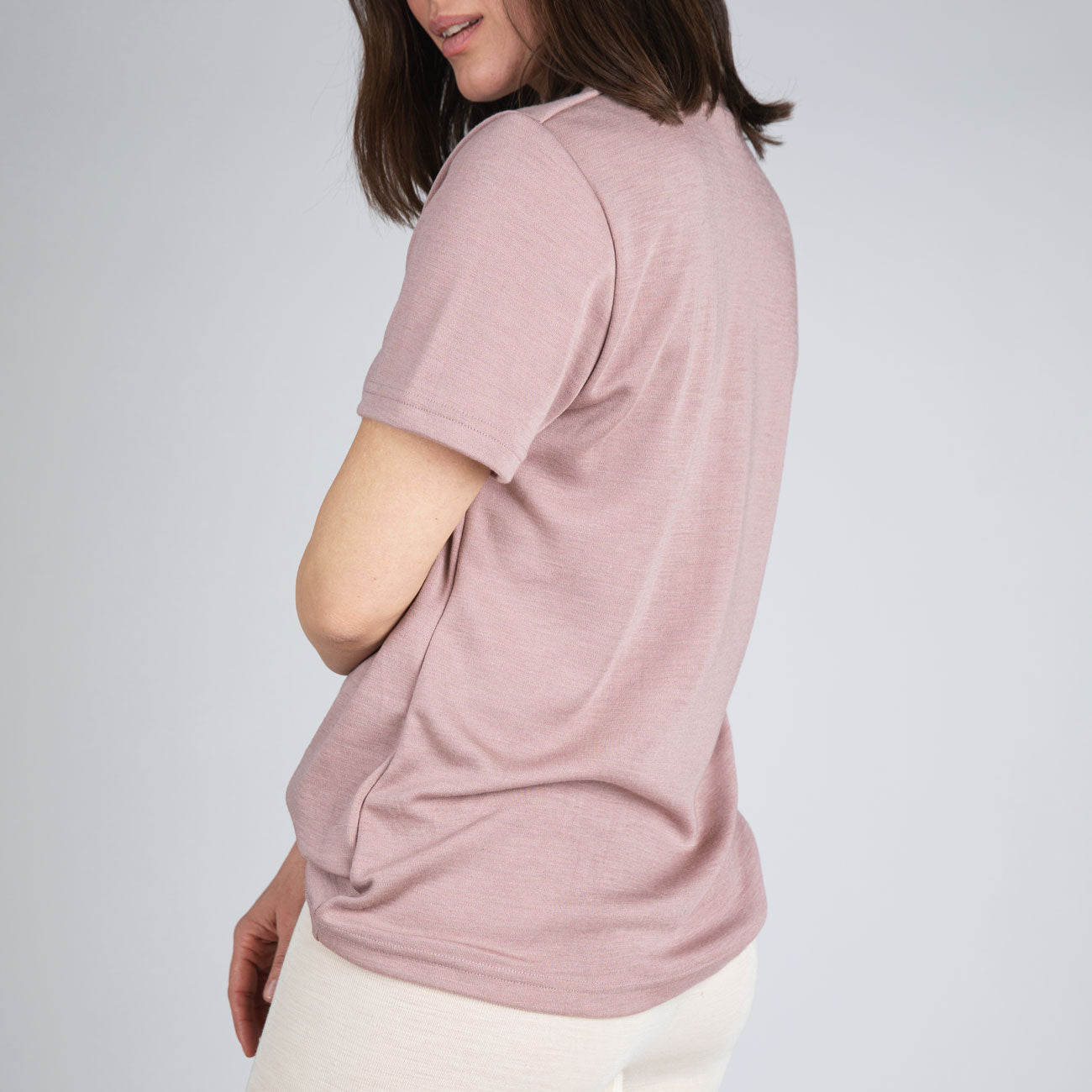 T-shirt unisexe épais en laine et soie - ENGEL