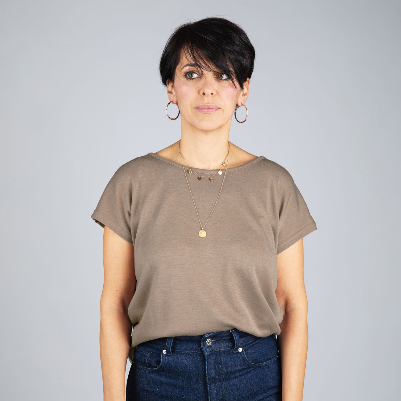 Top femme en laine et soie - ENGEL