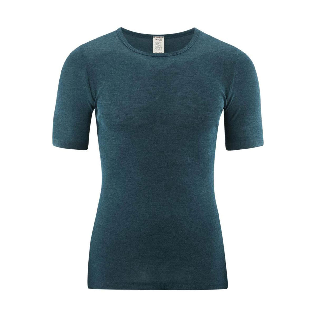 Maillot HARRY manches courtes en laine et soie - LIVING CRAFTS