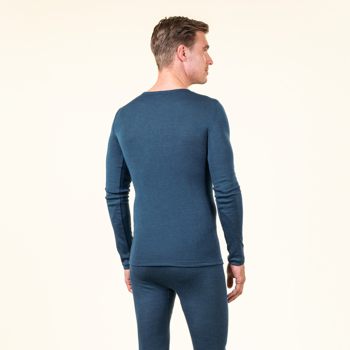 Maillot HARVEY manches longues en laine et soie - LIVING CRAFTS