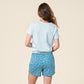 Pyjama short MIRIAM 100% coton bio - LIVING CRAFTS