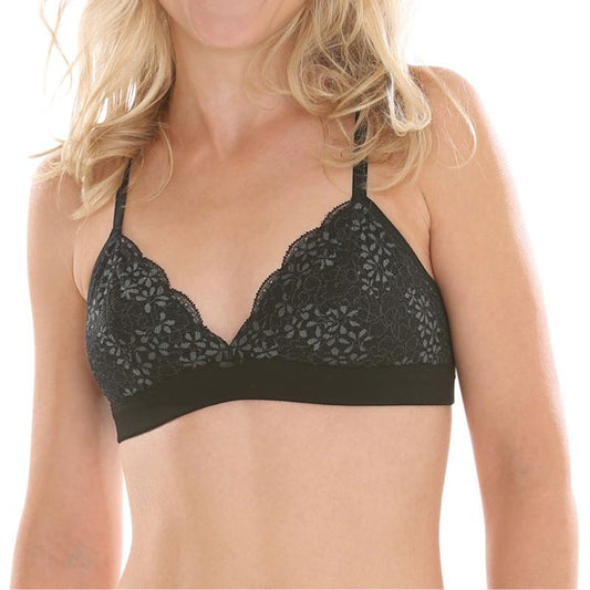 Soutien-gorge dentelle en coton bio - COMAZO