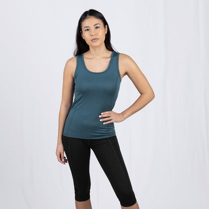 Débardeur sport femme Laine mérinos et soie - ENGEL SPORT