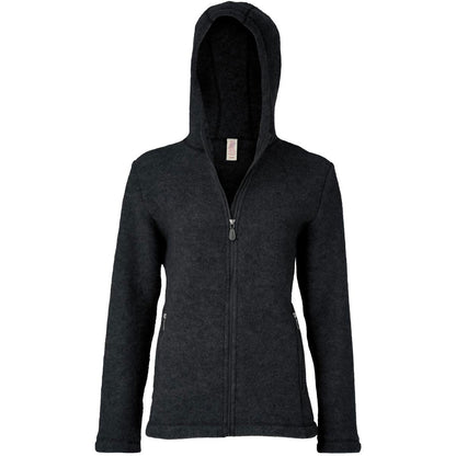 Veste à capuche femme 100% laine polaire - ENGEL