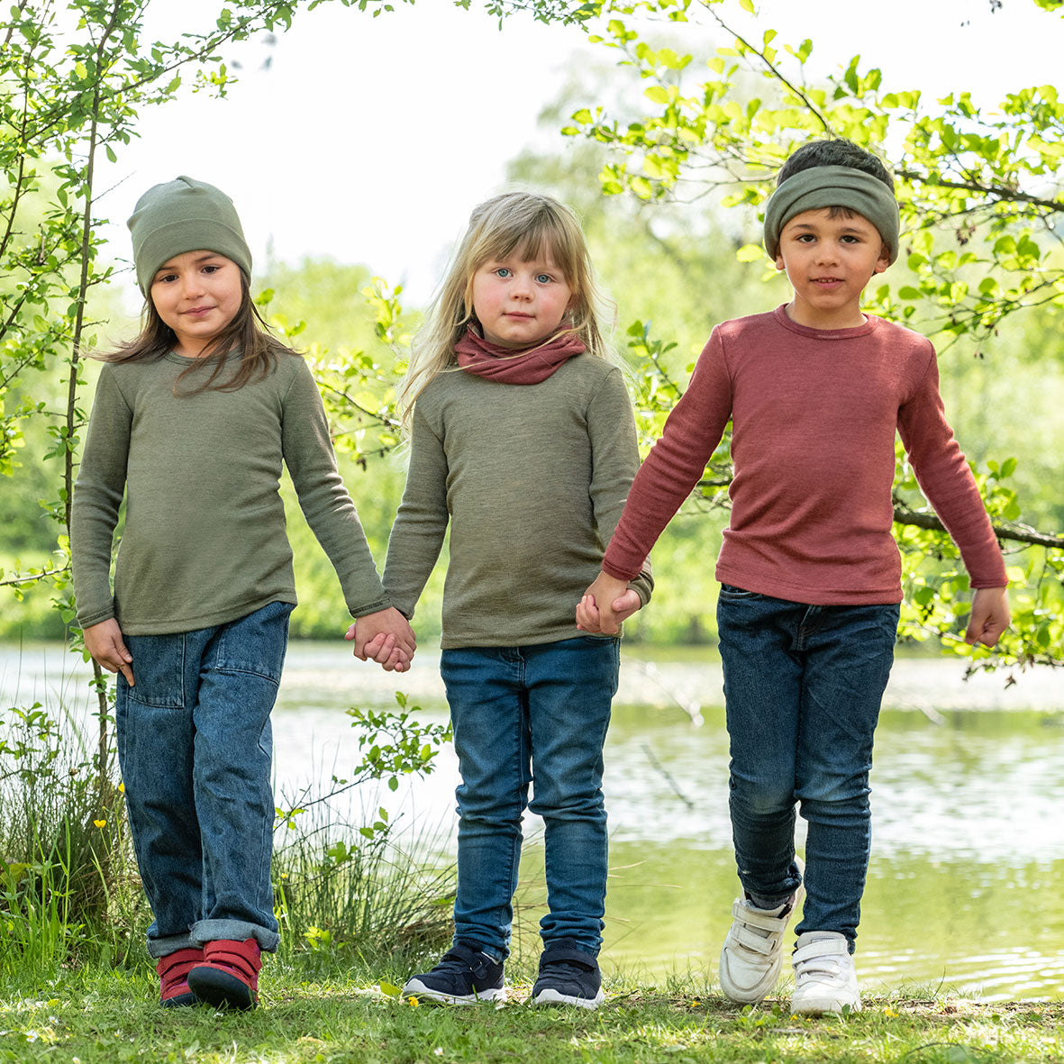 Tour du cou kids laine et soie - ENGEL
