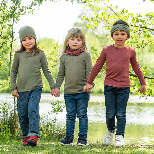 Tour du cou kids laine et soie - ENGEL