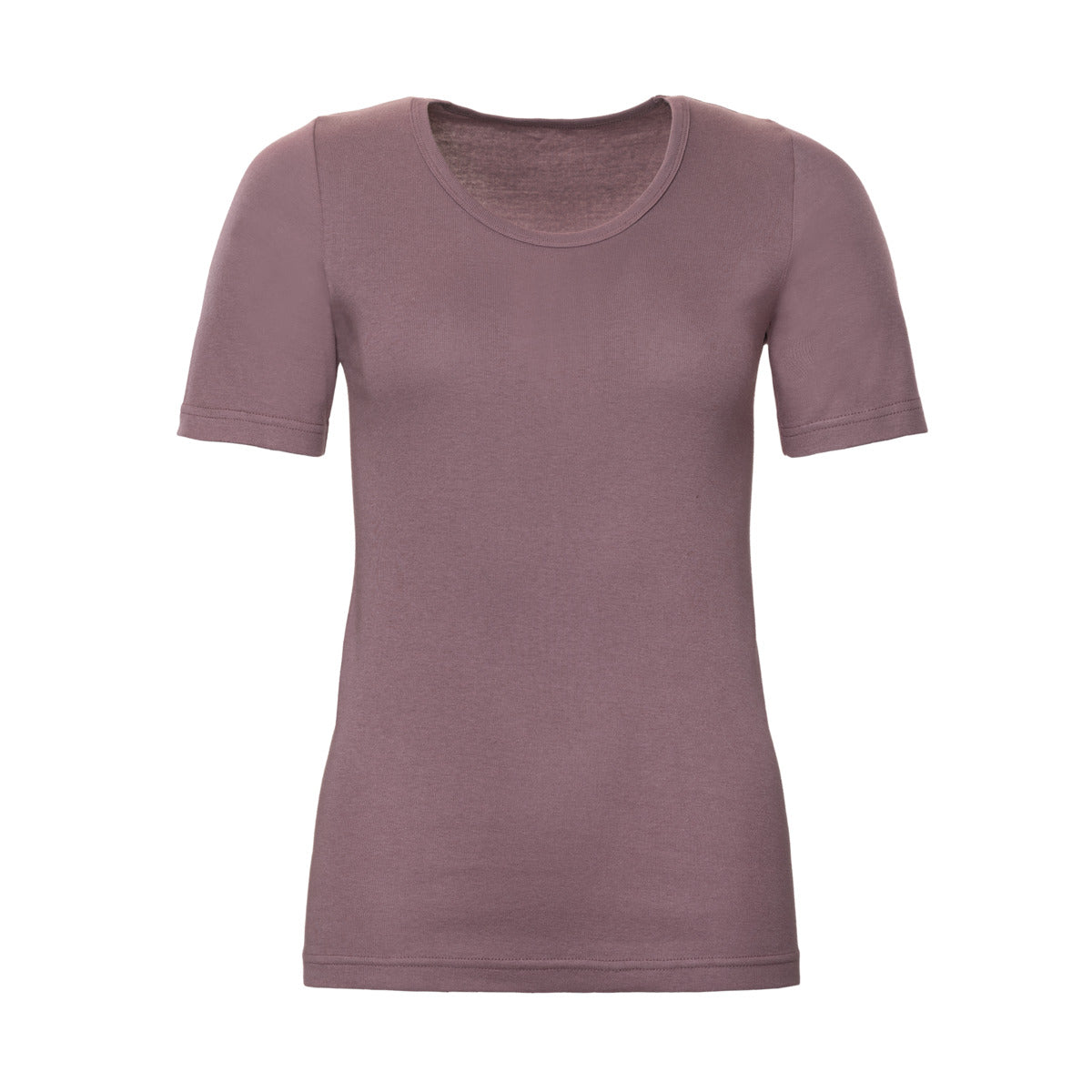 Chemise de corps pour femme à manches courtes en coton bio Juliane nouvelle couleur mauve 