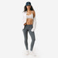 Legging HELLA en coton bio molletonné - LIVING CRAFTS