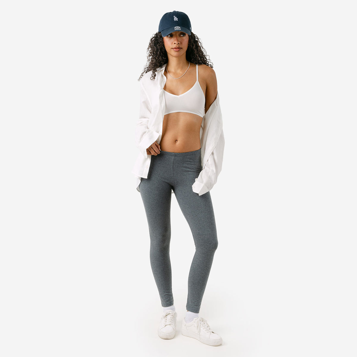 Legging HELLA en coton bio molletonné - LIVING CRAFTS