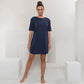 T-Shirt large de nuit BERIT en coton bio - LIVING CRAFTS
