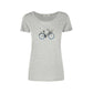 T-shirt vélo et mouettes en coton bio - GREENBOMB