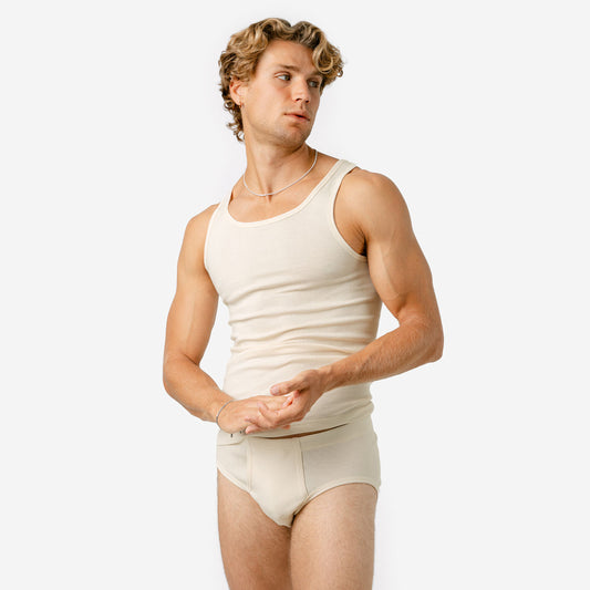 Débardeur homme JOSEPH 100% coton biologique - LIVING CRAFTS
