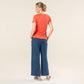 T-shirt manches courtes FRIEDA 100% coton bio - LIVING CRAFTS
