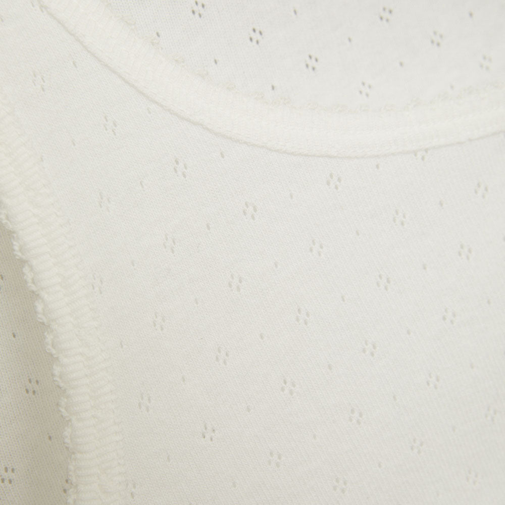 Débardeur 100% coton bio, pointelle - COMAZO