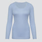 Haut manches longues 100% coton bio, pointelle - COMAZO