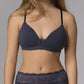 Soutien-gorge coqué sans armature avec dentelle - COMAZO