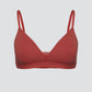 Soutien-gorge coqué sans armature avec dentelle - COMAZO