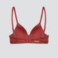 Soutien-gorge coqué sans armature avec dentelle - COMAZO
