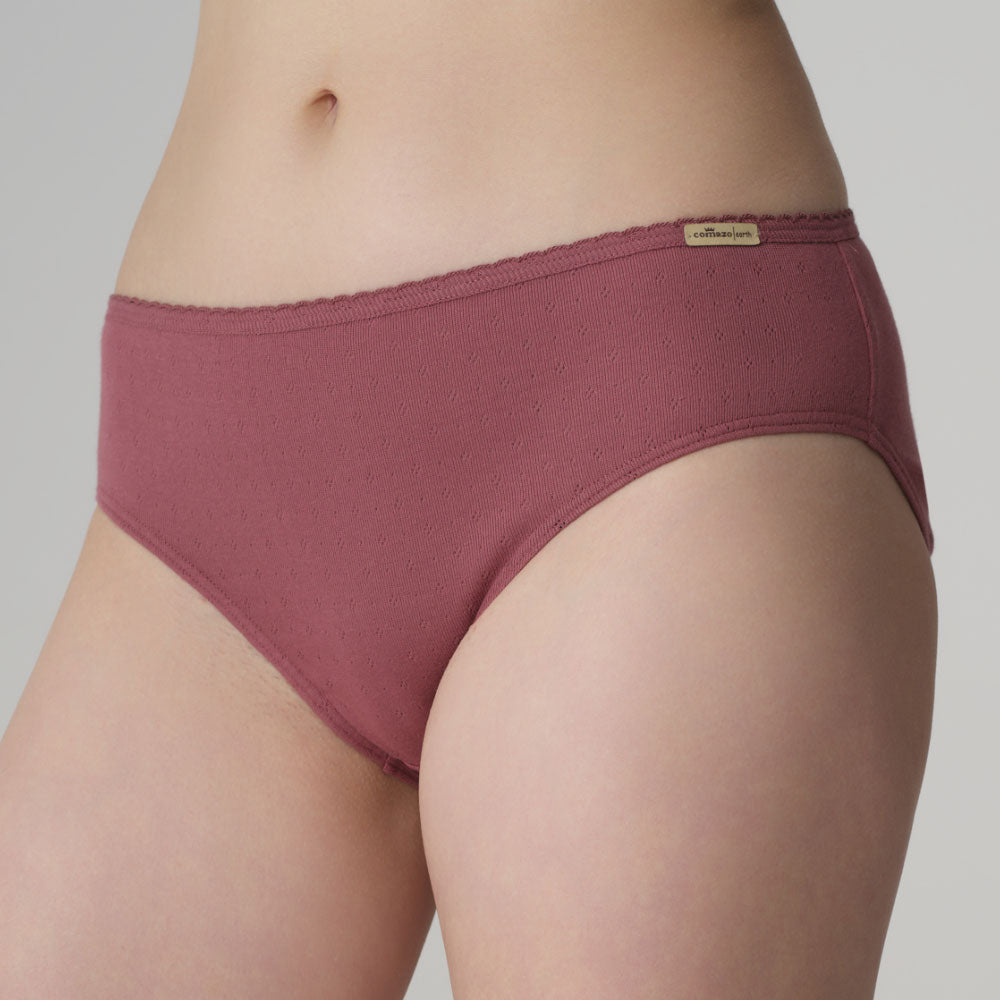 Slip JAZZ 100% coton bio, pointelle - COMAZO
