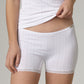 Boxer pour femme cotelé avec dentelle - COMAZO