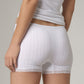 Boxer pour femme cotelé avec dentelle - COMAZO
