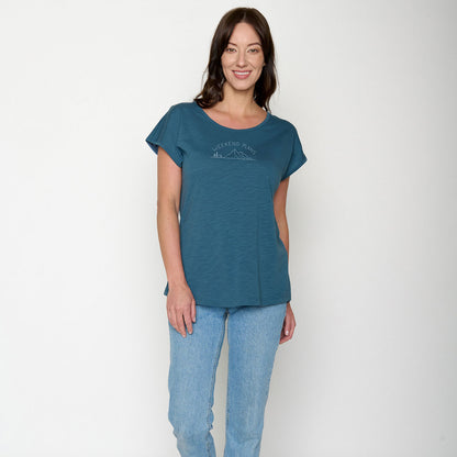 T-shirt Weekend Plans en coton bio - GREENBOMB