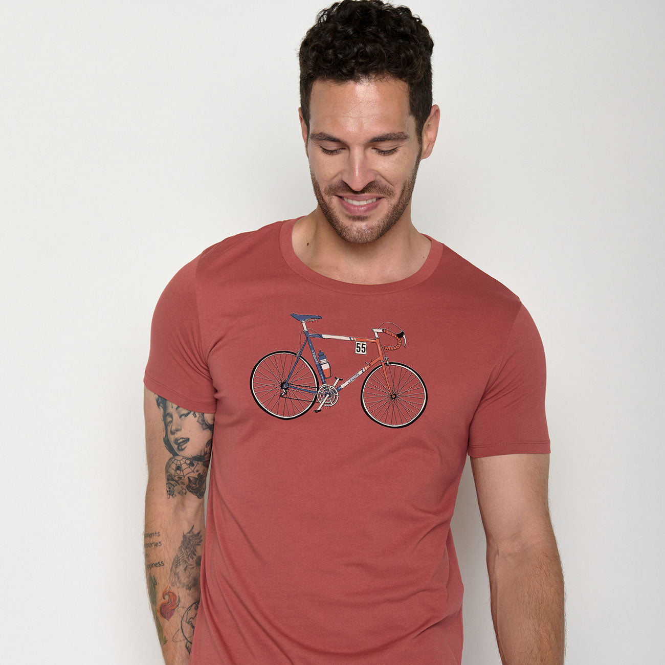 T-shirt vélo JACQUES en coton bio - GREENBOMB