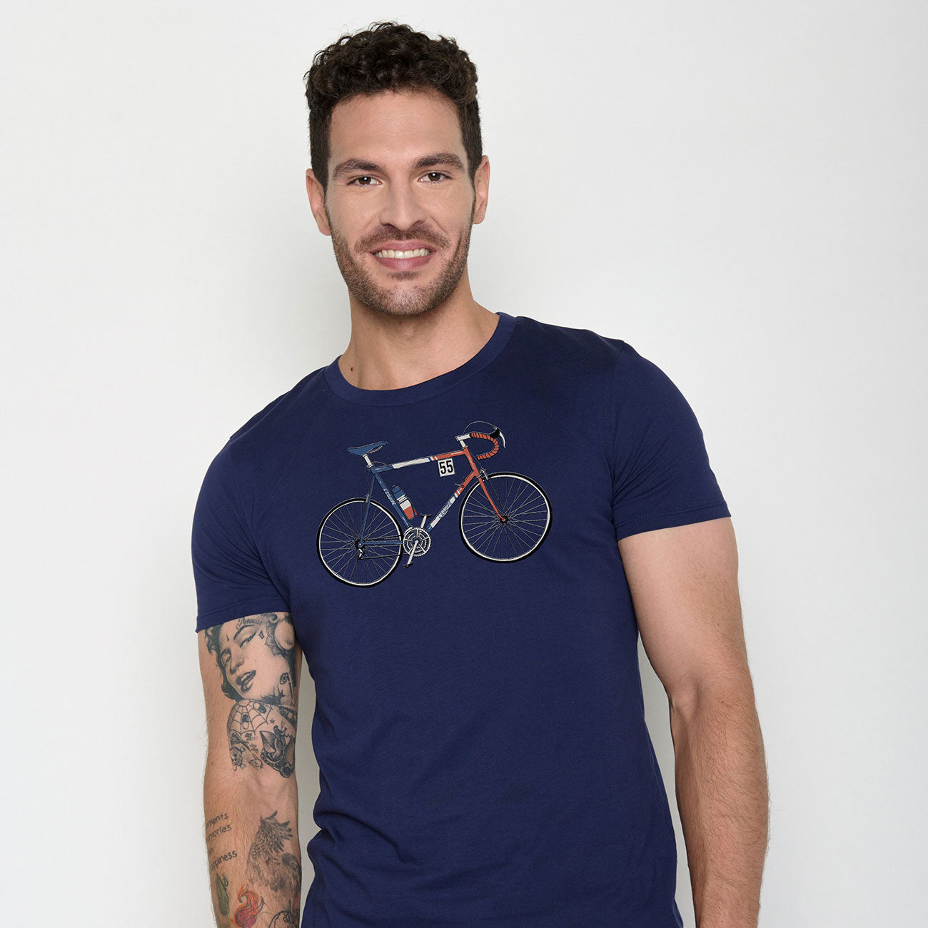 T-shirt vélo JACQUES en coton bio - GREENBOMB