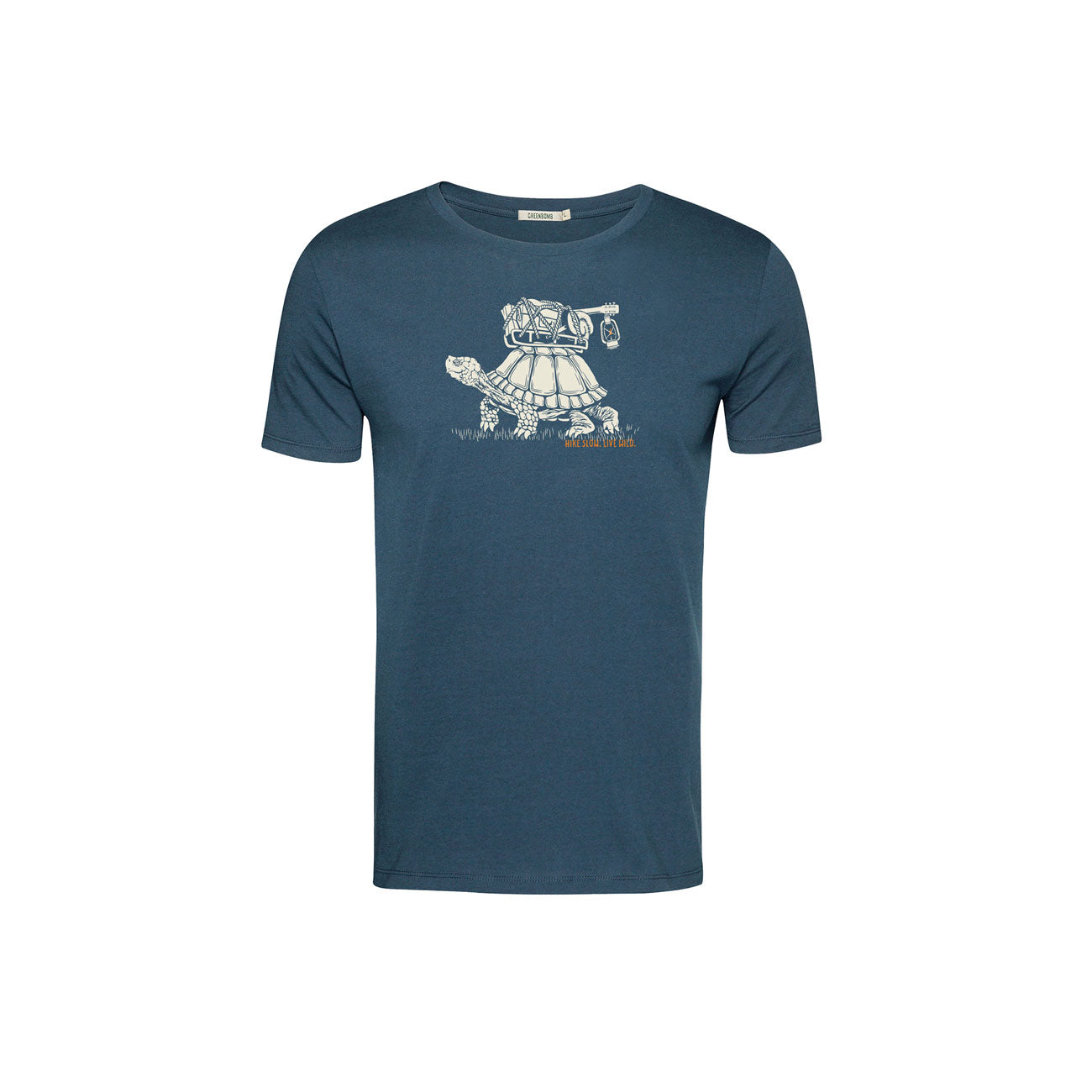 T-shirt tortue en voyage 100% coton bio - GREENBOMB