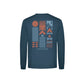 T-shirt manches longues en mode camping 100% coton - GREENBOMB