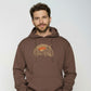 Sweat à capuche montagne 100% coton bio - GREENBOMB