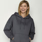 Sweat à capuche brodé fleurs dans le dos - GREENBOMB