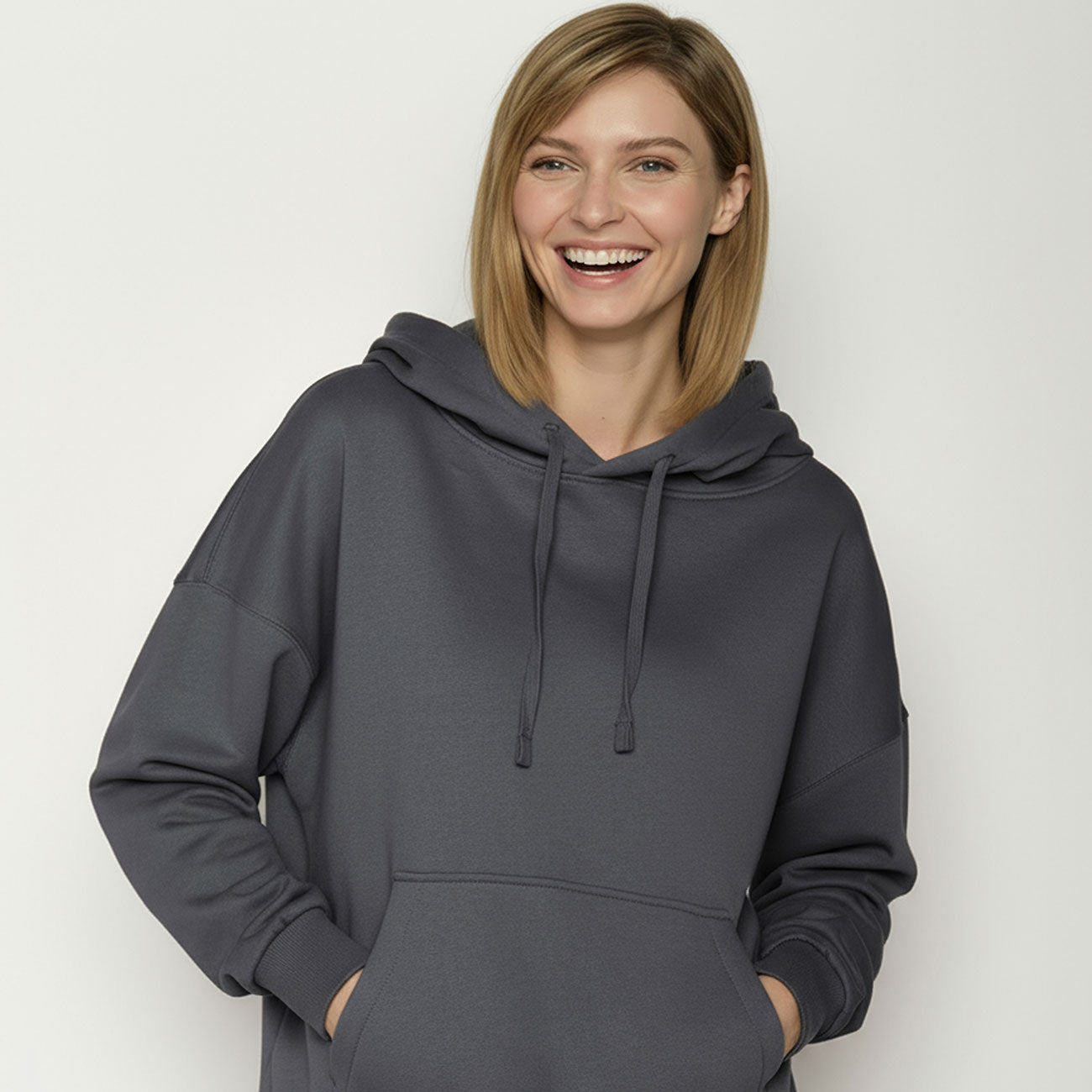 Sweat à capuche brodé fleurs dans le dos - GREENBOMB