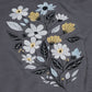 Sweat à capuche brodé fleurs dans le dos - GREENBOMB