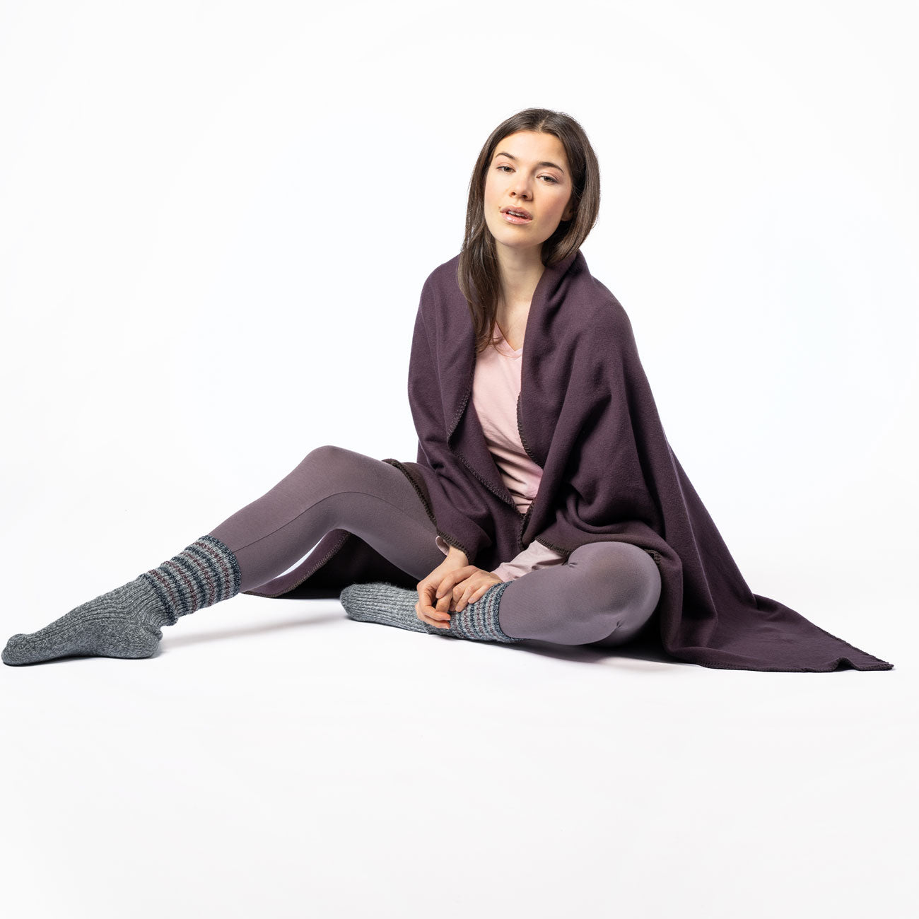 Plaid en 100% coton bio CAMBRIDGE - LIVING CRAFTS