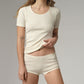 Shorty fines côtes 100% coton bio - COMAZO