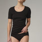 Maillot manches courtes fines côtes 100% coton bio - COMAZO