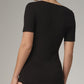 Maillot manches courtes fines côtes 100% coton bio - COMAZO