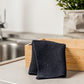 Duo torchons 28x28 cm JUNO 100% coton bio - LIVING CRAFTS