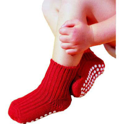 Chaussettes antidérapantes 100% Laine pour enfant - HIRSCH