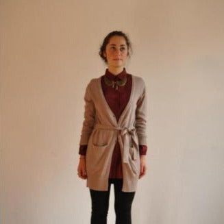 Gilet ceinturé en chanvre et coton bio - MADNESS