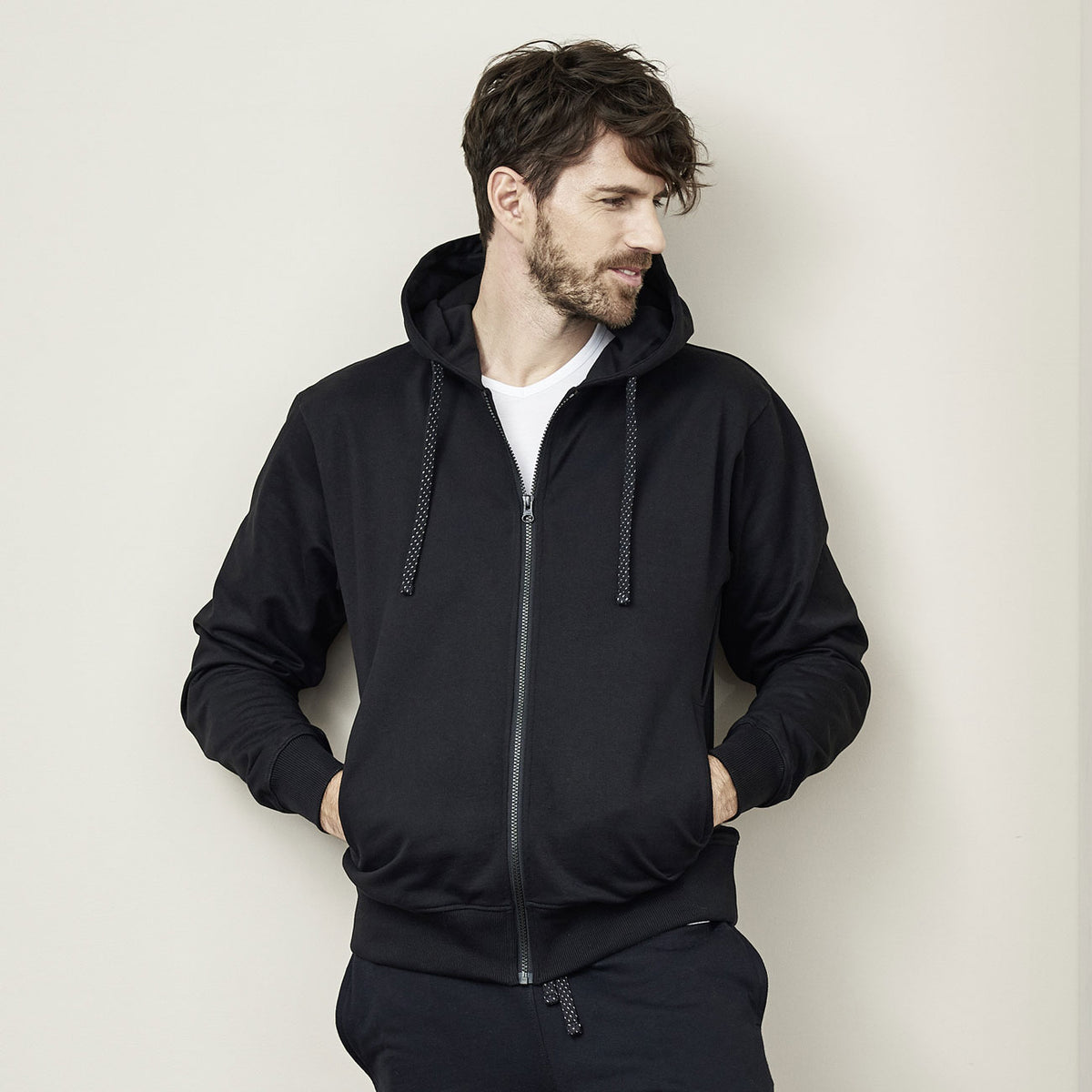 Sweat à capuche 100% coton CAMERON - LIVING CRAFTS