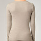 Maillot manches longues en coton laine et soie - COMAZO